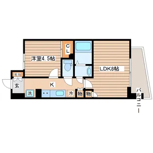 HF仙台長町レジデンス【10階】の間取り