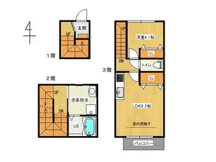 ルーチェ赤木の間取り
