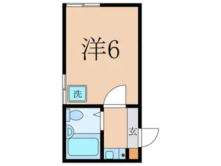 ひばりヶ丘コーポ【2階】の間取り