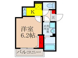 ALEGRIA吹田正雀【1階】の間取り
