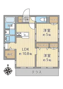 スペランツァ・ミタカ【1階】の間取り