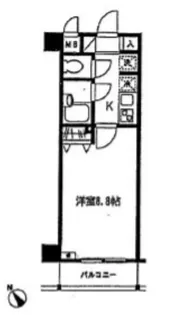 メゾンド島津山【6階】の間取り