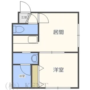 リーフコート二十四軒【3階】の間取り