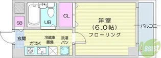 エスパシオ立町【2階】の間取り