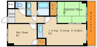 ジョイフル明和【5階】の間取り