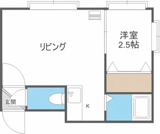 アークコート菊水【3階】の間取り