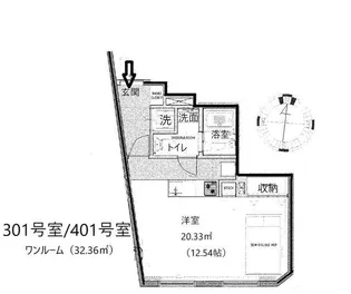 Maison Belle Vie SHIMOKITAZAWA【3階】の間取り