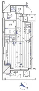 パークウェルツインズ西新宿ノースピア【8階】の間取り