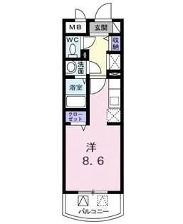 エスタシオン【5階】の間取り