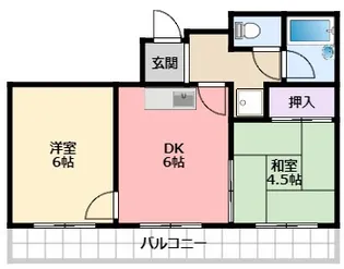 甲子園町アーバンリズ【3階】の間取り