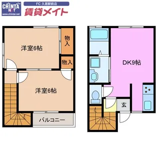 ソレイユ21 B棟【1階】の間取り