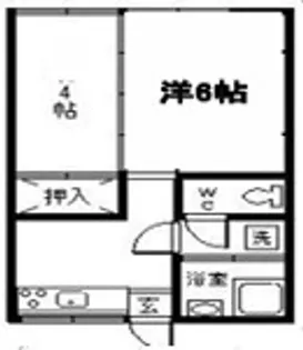 コーポ千恵【2階】の間取り