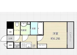 プレサンス堺筋本町ディスティニー【11階】の間取り