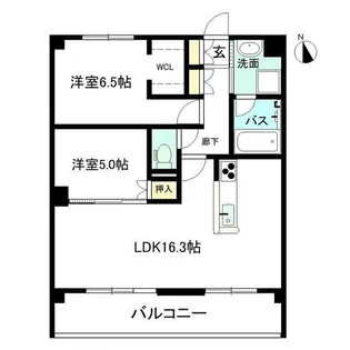 カステッロ エレガンテ【1階】の間取り