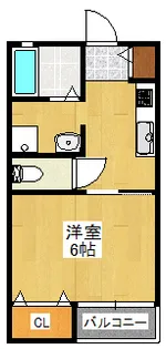 レグルスR【1階】の間取り