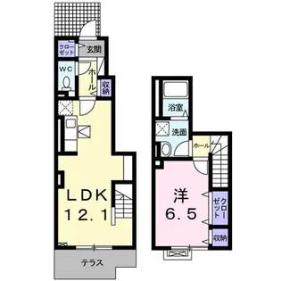 マーベラス・ハート【1階】の間取り