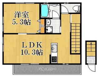 オリーブハイツ【2階】の間取り