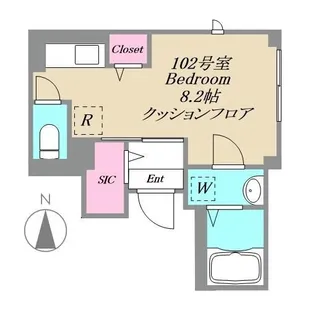 Brun【1階】の間取り