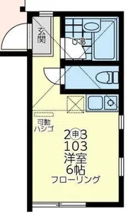 ユナイト鶴見チッタ・デル・パチカーノ【1階】の間取り