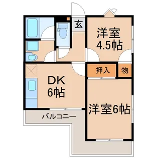 コーポメープル【2階】の間取り