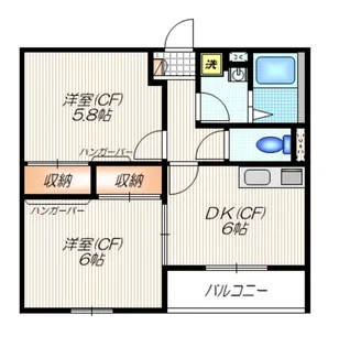 プライム本羽田【3階】の間取り