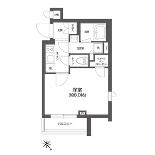 GRAN PASEO 四谷若葉【4階】の間取り