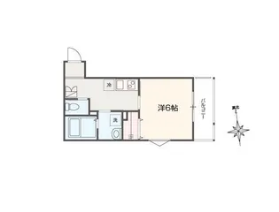 MELLAS小手指II【1階】の間取り