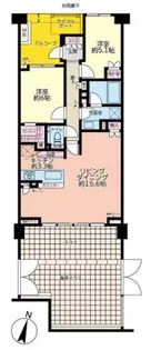 ザ・パークハウス上鷺宮B【1階】の間取り