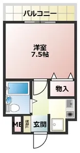 シャトレ下新庄【3階】の間取り