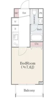 Lemuria浅草【7階】の間取り