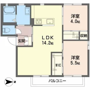 グランドハイツ【2階】の間取り