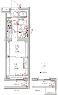 クレイシアIDZ大泉学園【1階】の間取り