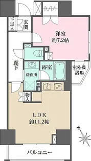 パークハウス西早稲田アーバンス【3階】の間取り