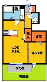 プリズムA【1階】の間取り