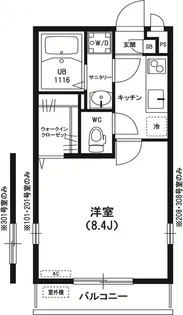 リブリ・ルキア【2階】の間取り