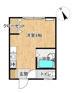 カーサフェリスII【1階】の間取り