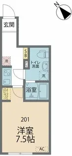 カインドネス小田急相模原南【2階】の間取り