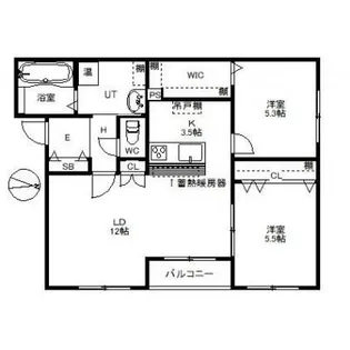 ラ・ルーチェ【2階】の間取り