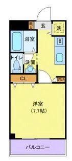 KURADO片柳【2階】の間取り
