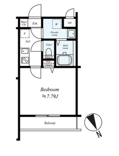 ディアレイシャス成増【4階】の間取り