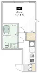 ユートピア【1階】の間取り