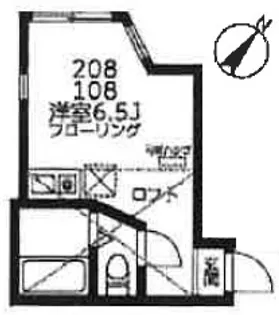 ユナイト三春台バルケッタミーア【1階】の間取り