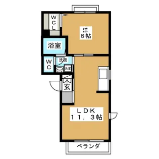 セシール大曽根【2階】の間取り