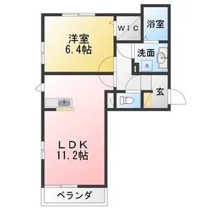 シャーメゾンSoC【2階】の間取り