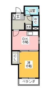 竹内ハイツ【3階】の間取り
