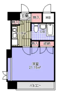 ラ・レジダンス・ド・仙台【5階】の間取り