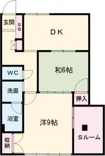 コーポひまわり【1階】の間取り