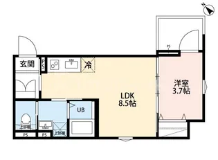 robot home 鎌ケ谷(ロボットホームカマガヤ)【1階】の間取り