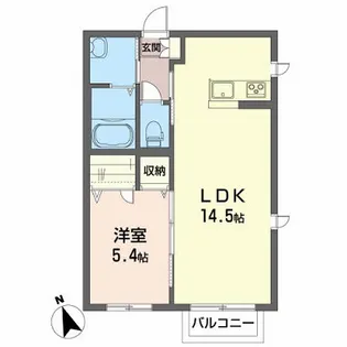 シャーメゾンYT【2階】の間取り