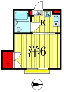 パークハイツ桜木【3階】の間取り
